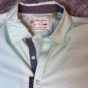 Robert Graham Aqua Men's Button Down Shirt